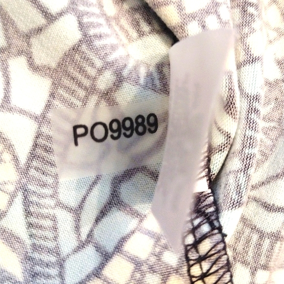 Lola by AFG Skirt with Adjustable Pull String Waist, XS, Green/Yellow/Black - Picture 6 of 7